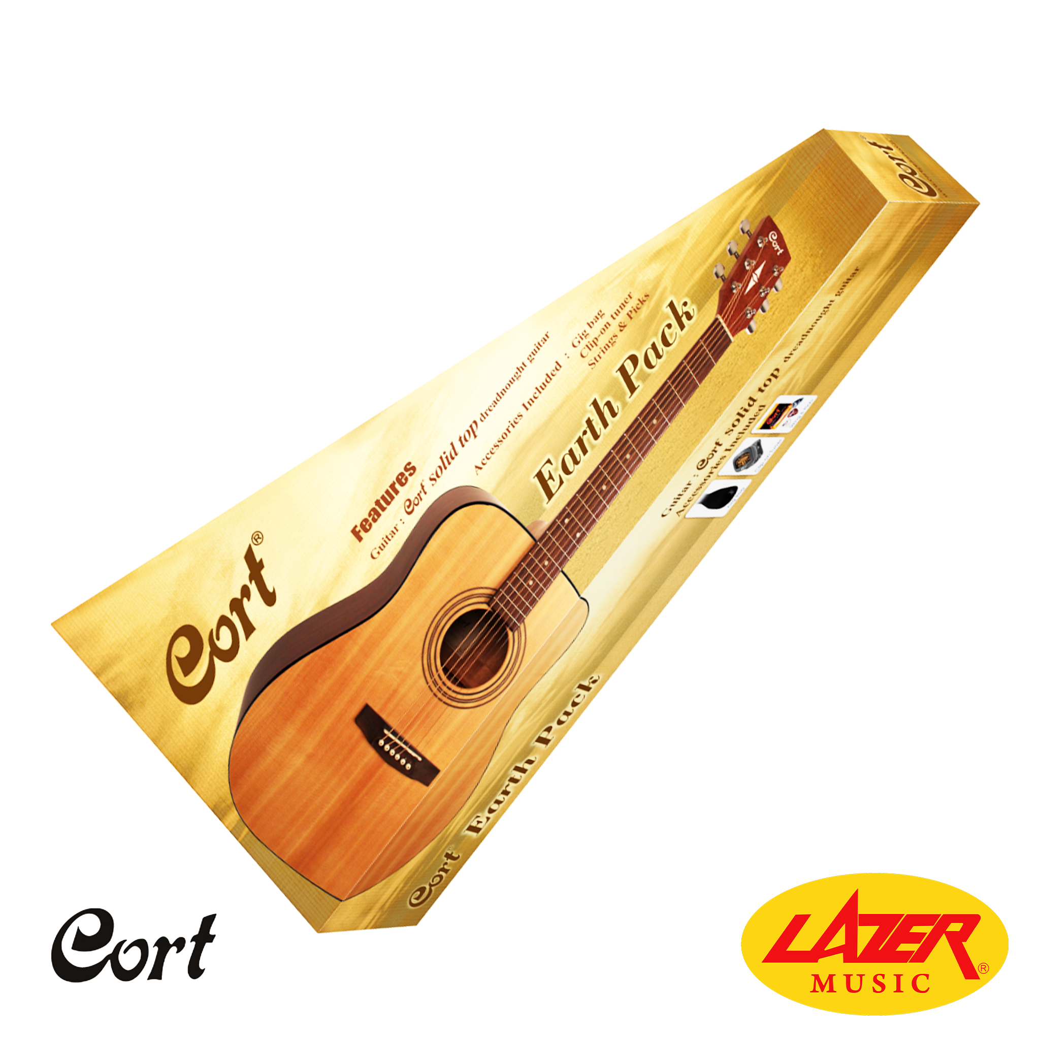 Cort Earth Pack Guitar Package